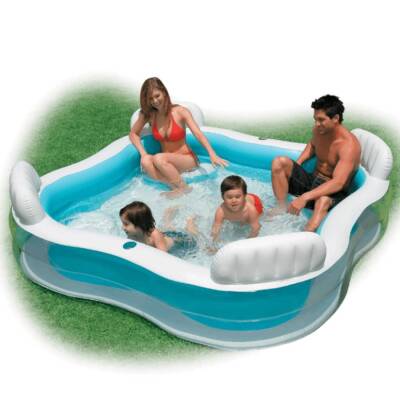 Intex Şeffaf Koltuklu Aile Boyu Havuz 229 cm (56475) - 2