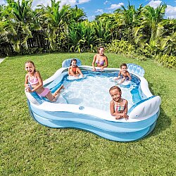 Intex Şeffaf Koltuklu Aile Boyu Havuz 229 cm (56475) - Intex