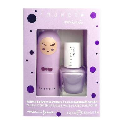 Inuwet Duo Purple Lipbalm ve Kokulu Oje Seti - 1