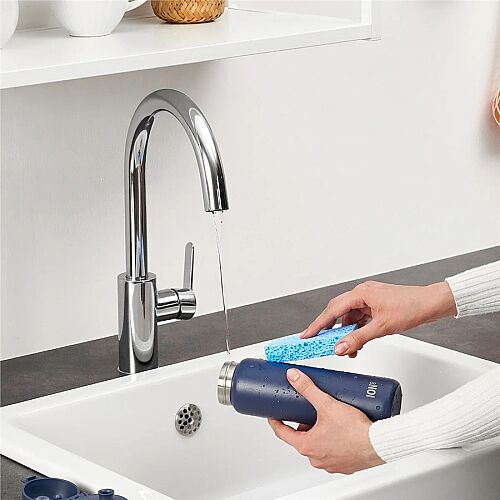 ION8 Sızdırmaz İnce Su Termosu (500 ml )- Lacivert - 7