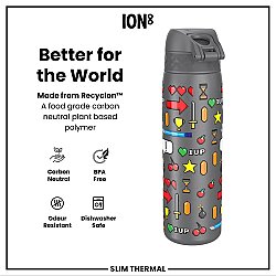 ION8 Sızdırmaz İnce Su Termosu (500 ml )- Oyuncu - 5