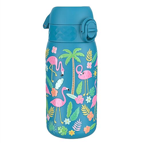 ION8 Paslanmaz Çelik Sızdırmaz Çocuk Suluğu 400 Ml - Flamingolar - 1