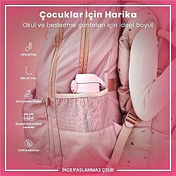 ION8 Paslanmaz Çelik Sızdırmaz Çocuk Suluğu (400 ml) - Koala - 6
