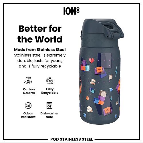 ION8 Paslanmaz Çelik Sızdırmaz Çocuk Suluğu (400 ml) - Oyuncu - 5