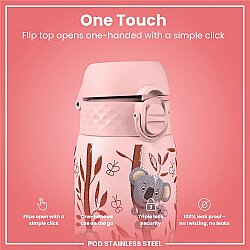 ION8 Sızdırmaz Çocuk Su Termosu (320 ml) - Koala - 3
