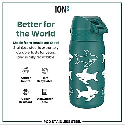 ION8 Sızdırmaz Çocuk Su Termosu (320 ml) - Köpekbalığı - 5