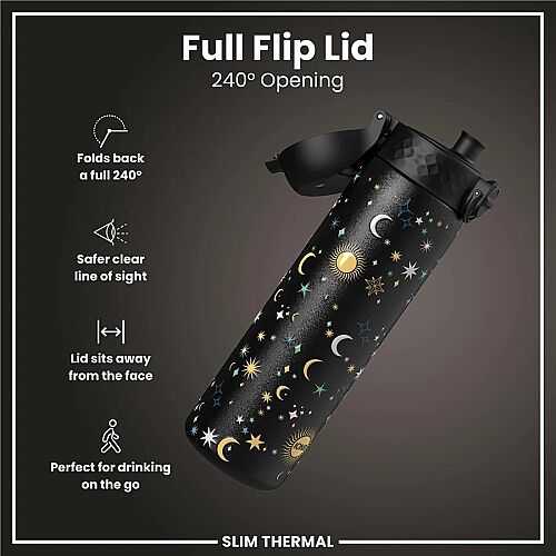 ION8 Sızdırmaz İnce Su Termosu (500 ml )- Gökyüzü - 4