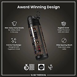 ION8 Sızdırmaz İnce Su Termosu (500 ml )- Oyuncu - 6
