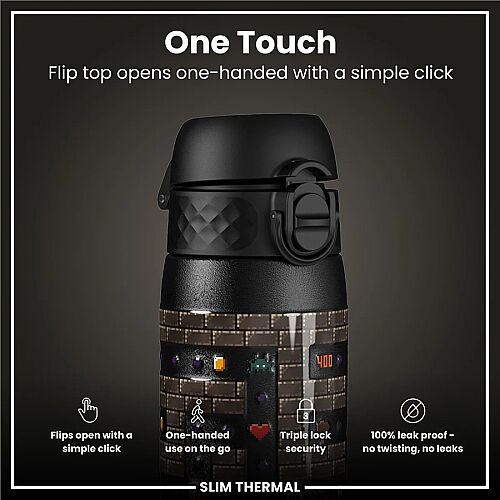 ION8 Sızdırmaz İnce Su Termosu (500 ml )- Oyuncu - 3