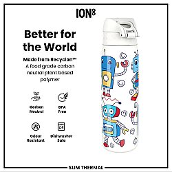 ION8 Sızdırmaz İnce Su Termosu (500 ml) - Robotlar - 5