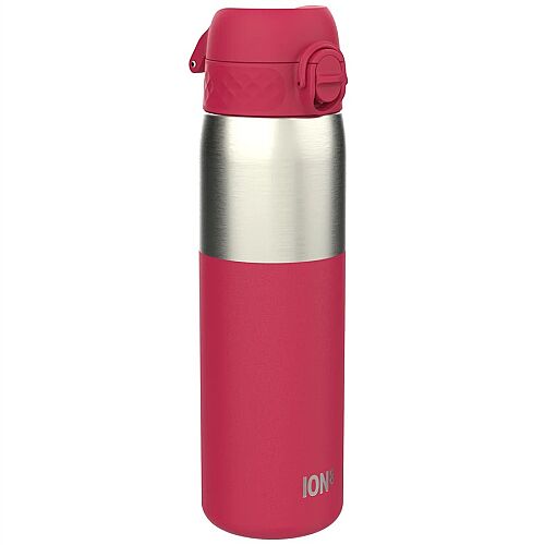 ION8 Sızdırmaz Paslanmaz Çelik İnce Suluk ( 600 ml )- Fuşya - 1