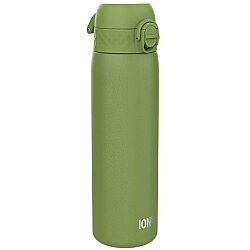 ION8 Sızdırmaz Paslanmaz Çelik İnce Suluk (600 ml) - Haki Yeşili - ION8