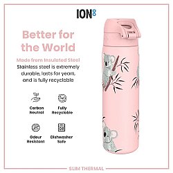 ION8 Sızdırmaz İnce Su Termosu (500 ml) - Koala - 5
