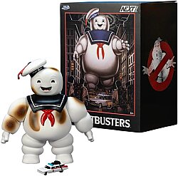 Jada Toys Nano Scene Ghostbusters Stay Puft Marshmallow Man Figür, 15 cm, Ecto-1 Araç ile AC17368 - Jada