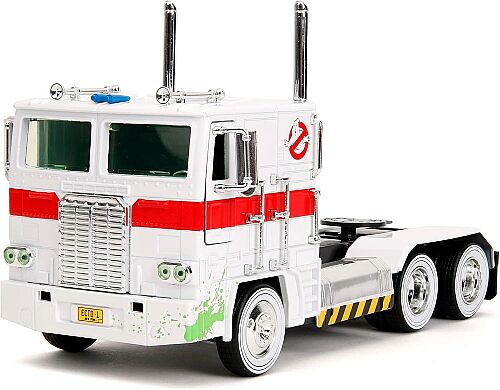 Jada Toys Transformers Ghostbusters Optimus Prime Kamyon - Beyaz/Kırmızı - 3