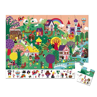 Janod 24 Parça Çantalı Puzzle ve Bulmaca - Masal J02646 - 3