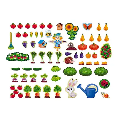 Janod Mıknatıslı Oyun - Bahçe J05463 - 4