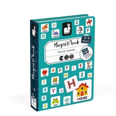 Janod Mıknatıslı Oyun Kitabı - Alfabe J02712 - 2