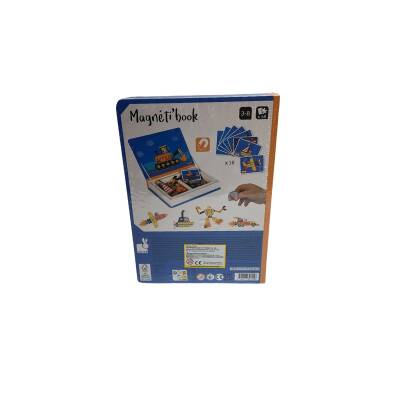Janod Mıknatıslı Oyun Kitabı - Araçlar J02715 - 4