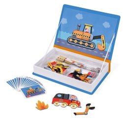 Janod Mıknatıslı Oyun Kitabı - Araçlar J02715 - 1