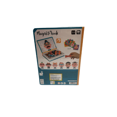 Janod Mıknatıslı Oyun Kitabı - Çılgın Yüzler - Korsan J02716 - 5