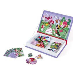 Janod Mıknatıslı Oyun Kitabı - Prensesler J02725 - 2