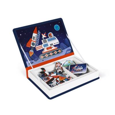 Janod Mıknatıslı Oyun Kitabı - Uzay j02589 - 2