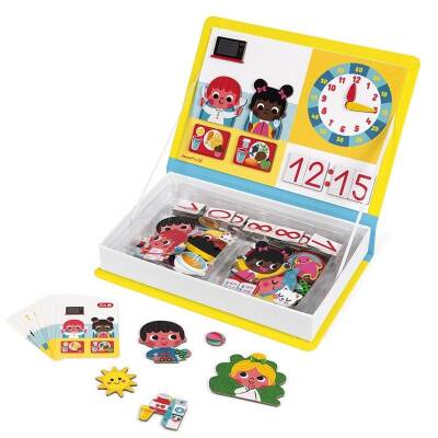 Janod Mıknatıslı Oyun Kitabı - Zamanlar J02724 - 2