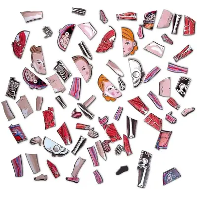 Janod Mıknatıslı Oyun - Vücudumuzu Tanıyalım J05491 - 4