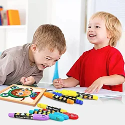 Jarmelo İpeksi Dokulu Yıkanabilir Boya Kalemleri - 24 Renk Ja90442 - 11
