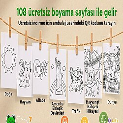Jarmelo Ultra İpeksi Yıkanabilir Boya Kalemleri (12 Adet) Ja96208 - 5