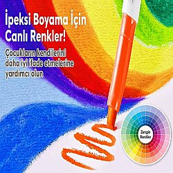 Jarmelo Ultra İpeksi Yıkanabilir Boya Kalemleri (24 Adet) Ja96215 - 3