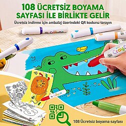 Jarmelo Ultra İpeksi Yıkanabilir Boya Kalemleri (24 Adet) Ja96215 - 5
