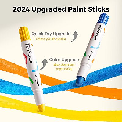 Jarmelo Yıkanabilir Tempera Boya Kalemi 16 Adet Ja96796 - 3