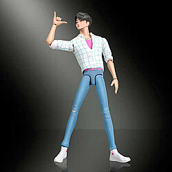 K-Pop Demon Hunters Saja Boys Jinu Action Figürü Mtl-Jry33 - 4