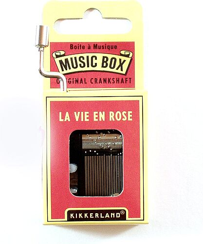 Kikkerland Hediye-Müzik Kutusu - La Vie En Rose -1233 - 1