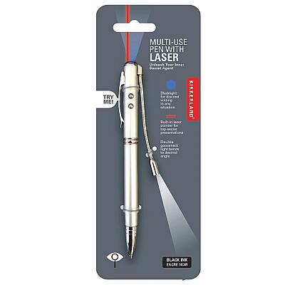 Kikkerland Tükenmez Kalem-Led Mor Isıklı 4371-Eu - 5