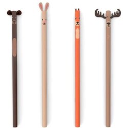 Kikkerland Orman Hayvanları Temalı Kurşun Kalem Seti 4347 - Kikkerland