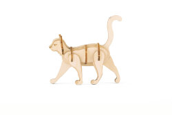 Kikkerland Puzzle-3D Ahpsap Kedi Puzzle Gg148 - Kikkerland