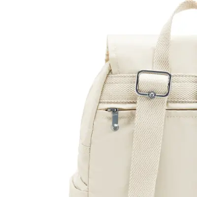 Kipling City Zip S sırt Çantası Beige Pearl KI56343KA - 4