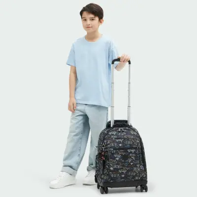 Kipling Kı467471M New Zea Neon Skate Tekerlekli Okul Çantası - 4
