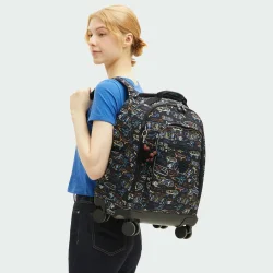 Kipling Kı467471M New Zea Neon Skate Tekerlekli Okul Çantası - 5