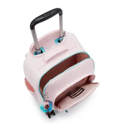 Kipling Kı726752J New Zea Sea Pink Met Tekerlekli Okul Çantası - 2