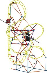 K'Nex Clock Work Roller Coaster Set (Motorlu) Knx/15406 - 2