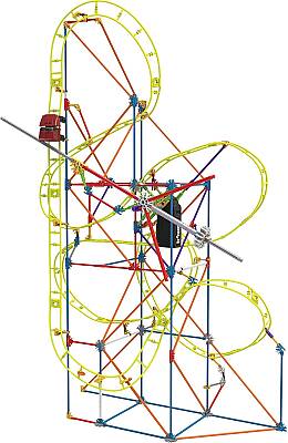 K'Nex Clock Work Roller Coaster Set (Motorlu) Knx/15406 - 2