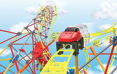 K'Nex Sky Sprinter Roller Coaster Set (Motorlu) Knx/52478 - 1