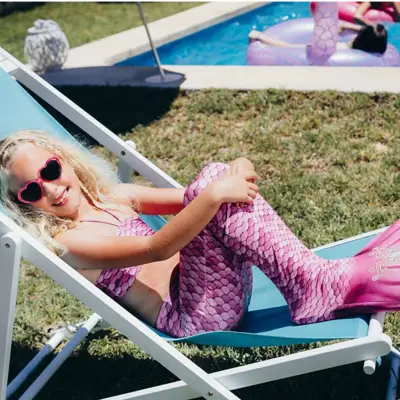 Kuaki Mermaids Deniz Kızı 2'li Takım Bikini Kostüm Seti - Princess 6+ Yaş 2'li Takım - 3