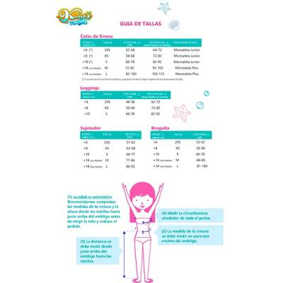 Kuaki Mermaids Star 6+ Yaş Deniz Kızı 2′li Takım Bikini Kostüm Seti - 2′li Takım - 3