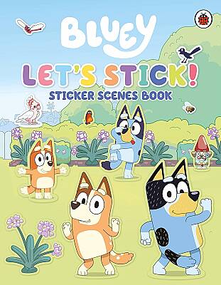 Ladybird Bluey - Lets Stick Sticker Scenes Book - 1