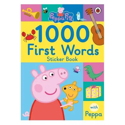 Ladybird Peppa Pig - 1000 First Words Sticker Book - 1